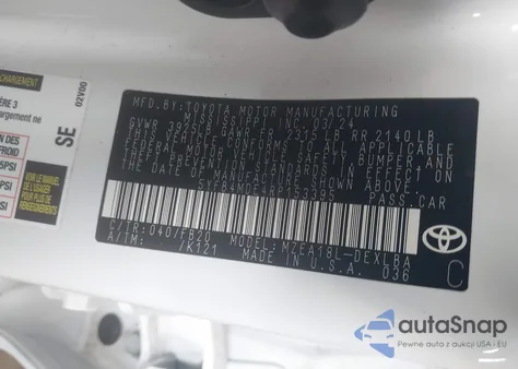 2024 Toyota Corolla Le from USA, damaged, VIN 5YFB4MDE4RP153395